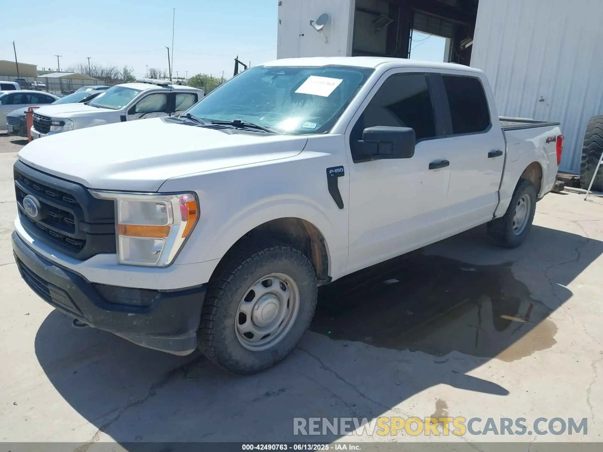 2 Photograph of a damaged car 1FTFW1E57MFA90348 FORD F-150 2021