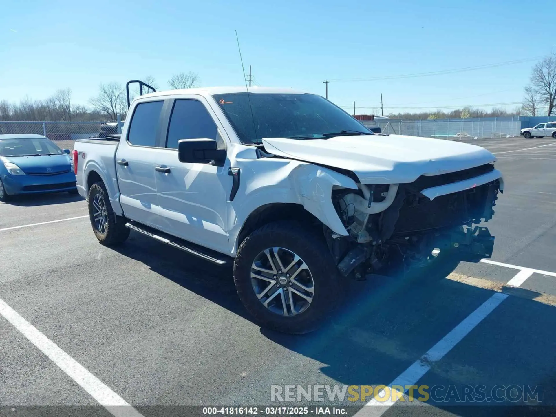 1 Photograph of a damaged car 1FTFW1E5XMFA76055 FORD F-150 2021