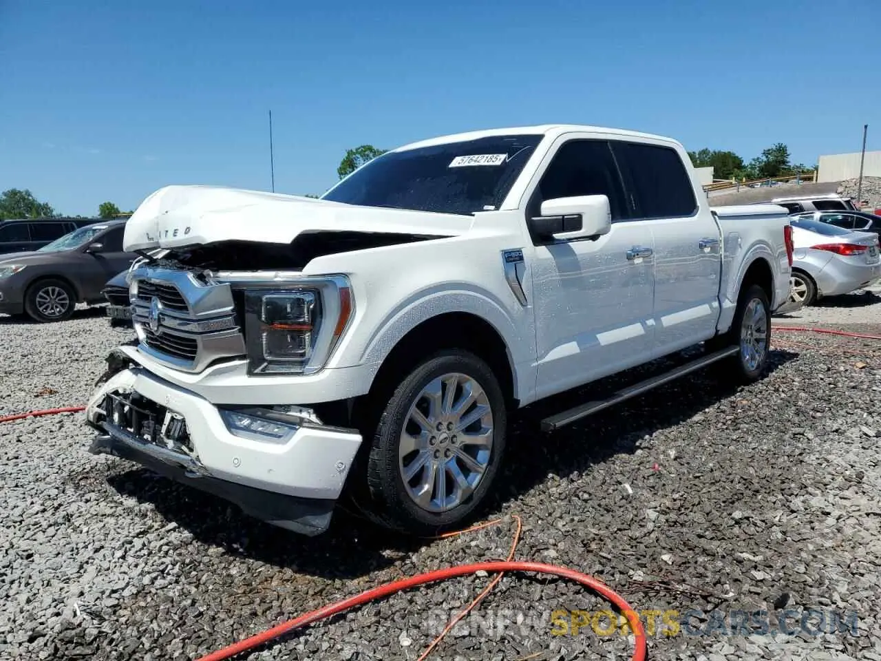 1 Photograph of a damaged car 1FTFW1E82MFB70814 FORD F-150 2021