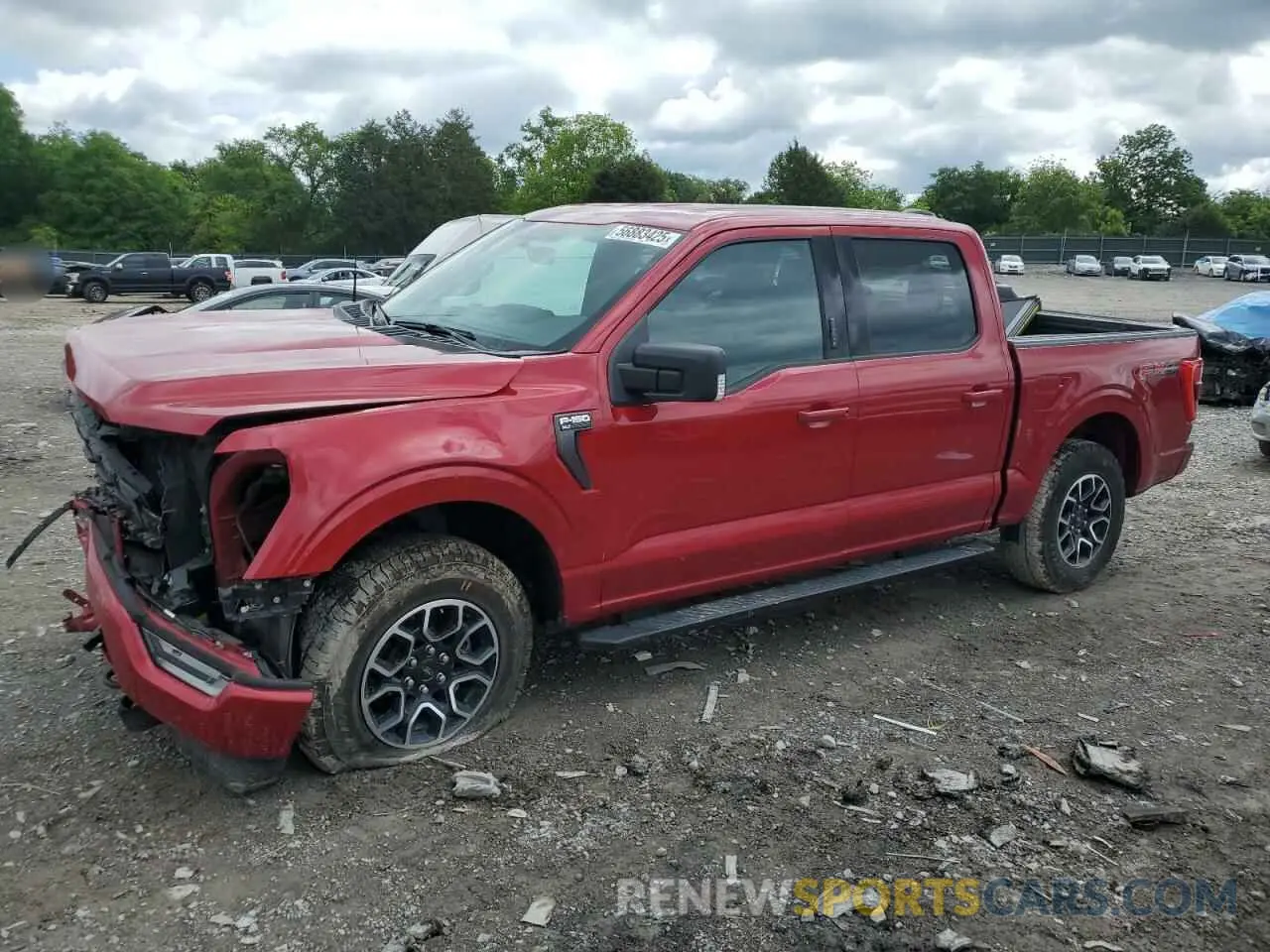 1 Photograph of a damaged car 1FTFW1E82MKE86009 FORD F-150 2021