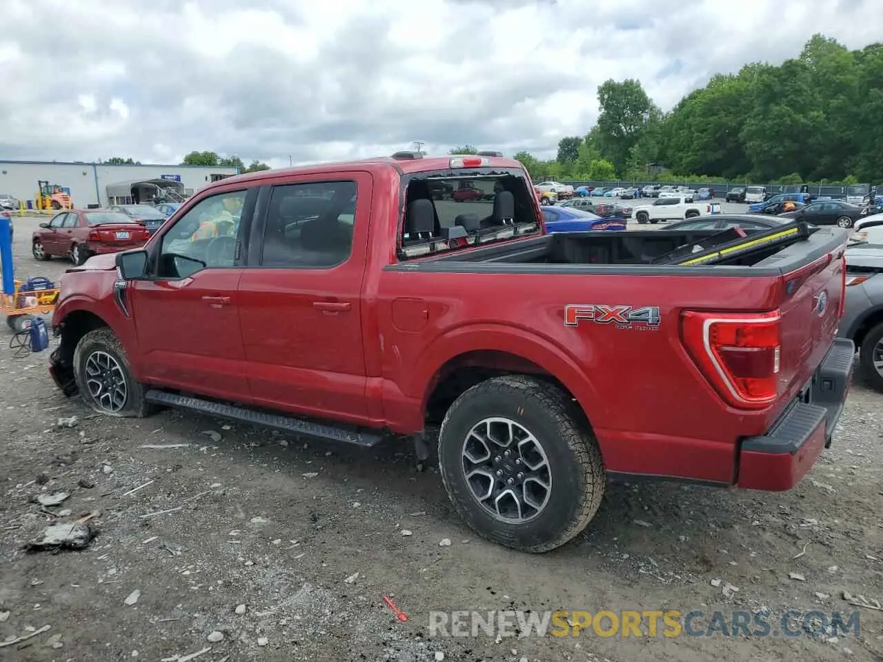 2 Photograph of a damaged car 1FTFW1E82MKE86009 FORD F-150 2021