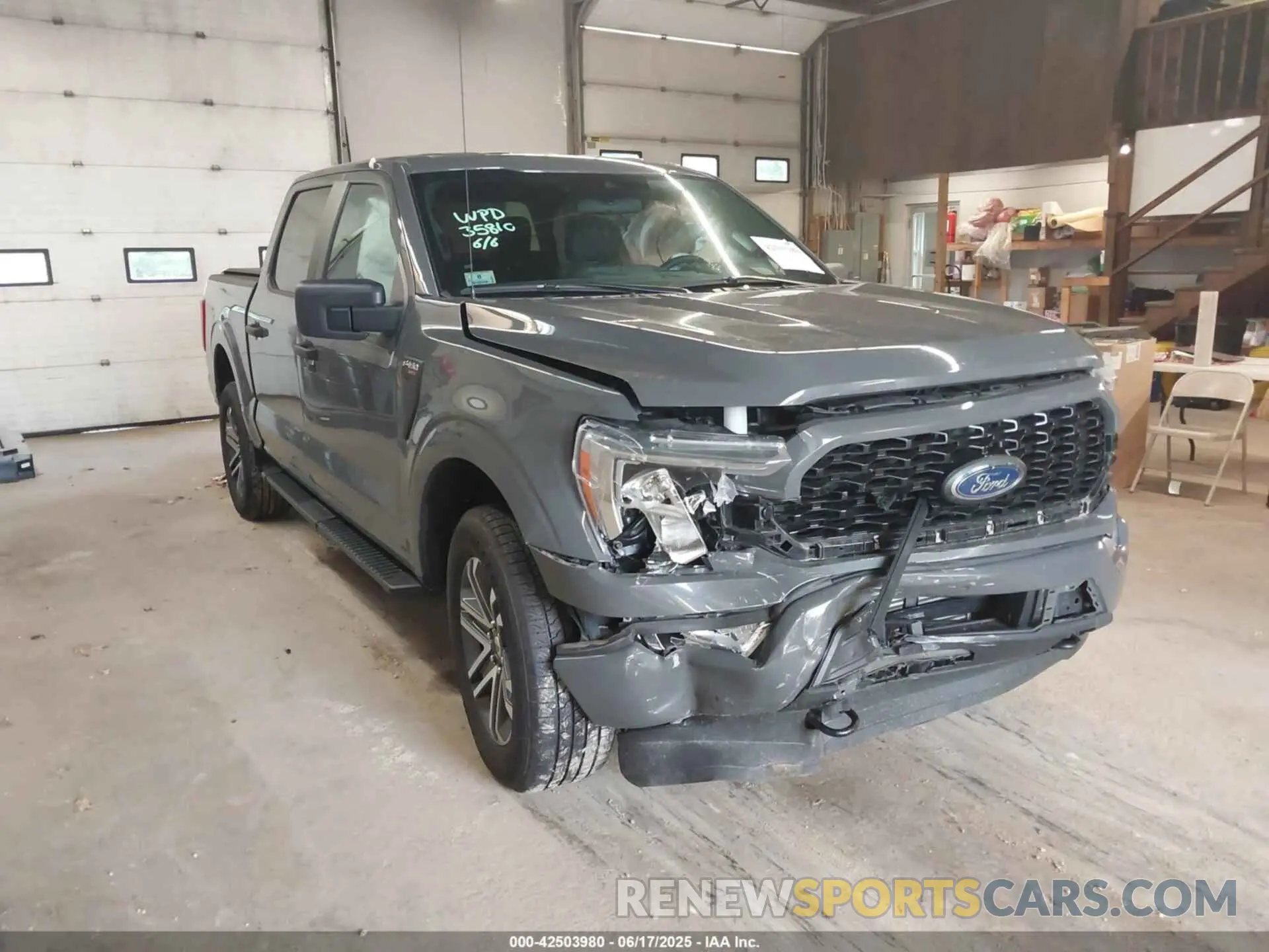 1 Photograph of a damaged car 1FTFW1E83MFB59580 FORD F-150 2021