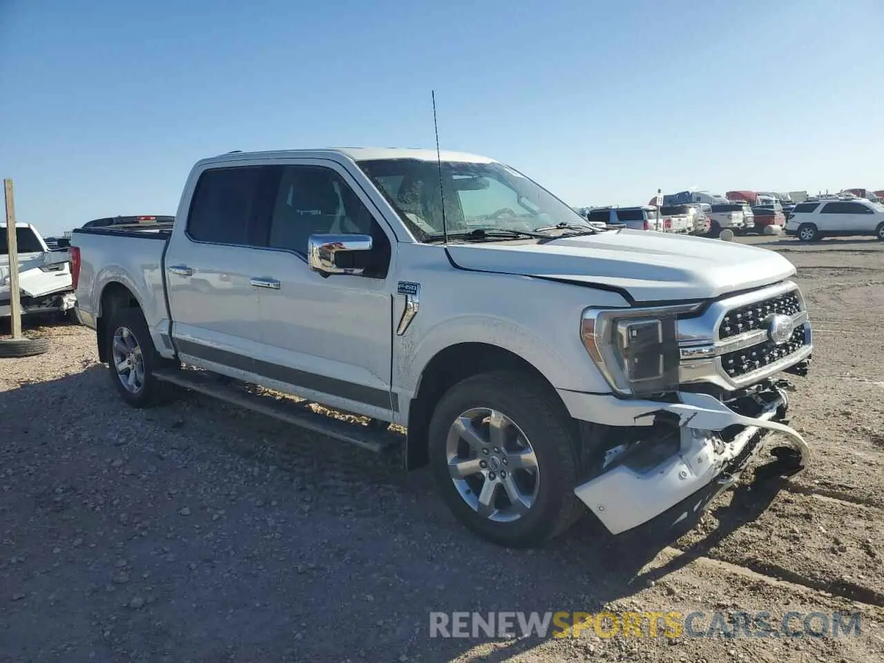 4 Фотография поврежденного автомобиля 1FTFW1E83MFB81661 FORD F-150 2021