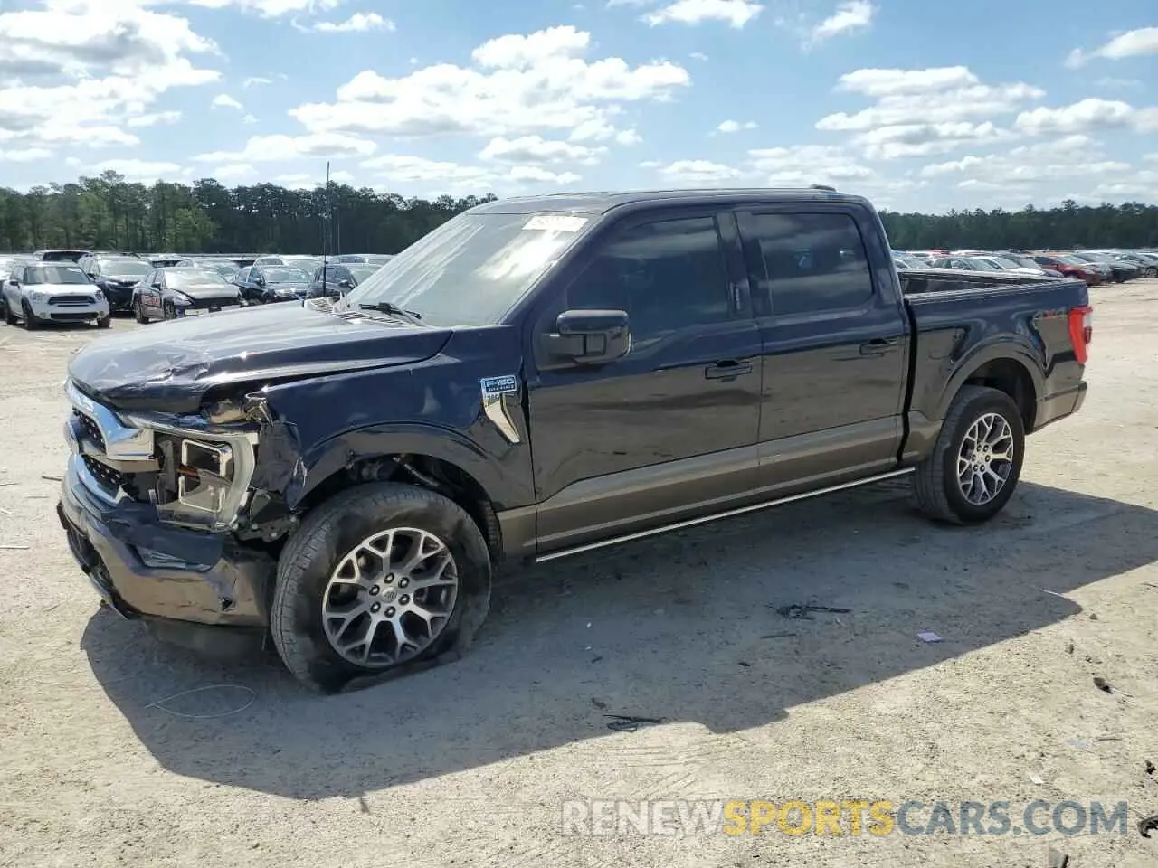 1 Photograph of a damaged car 1FTFW1E85MFB70855 FORD F-150 2021