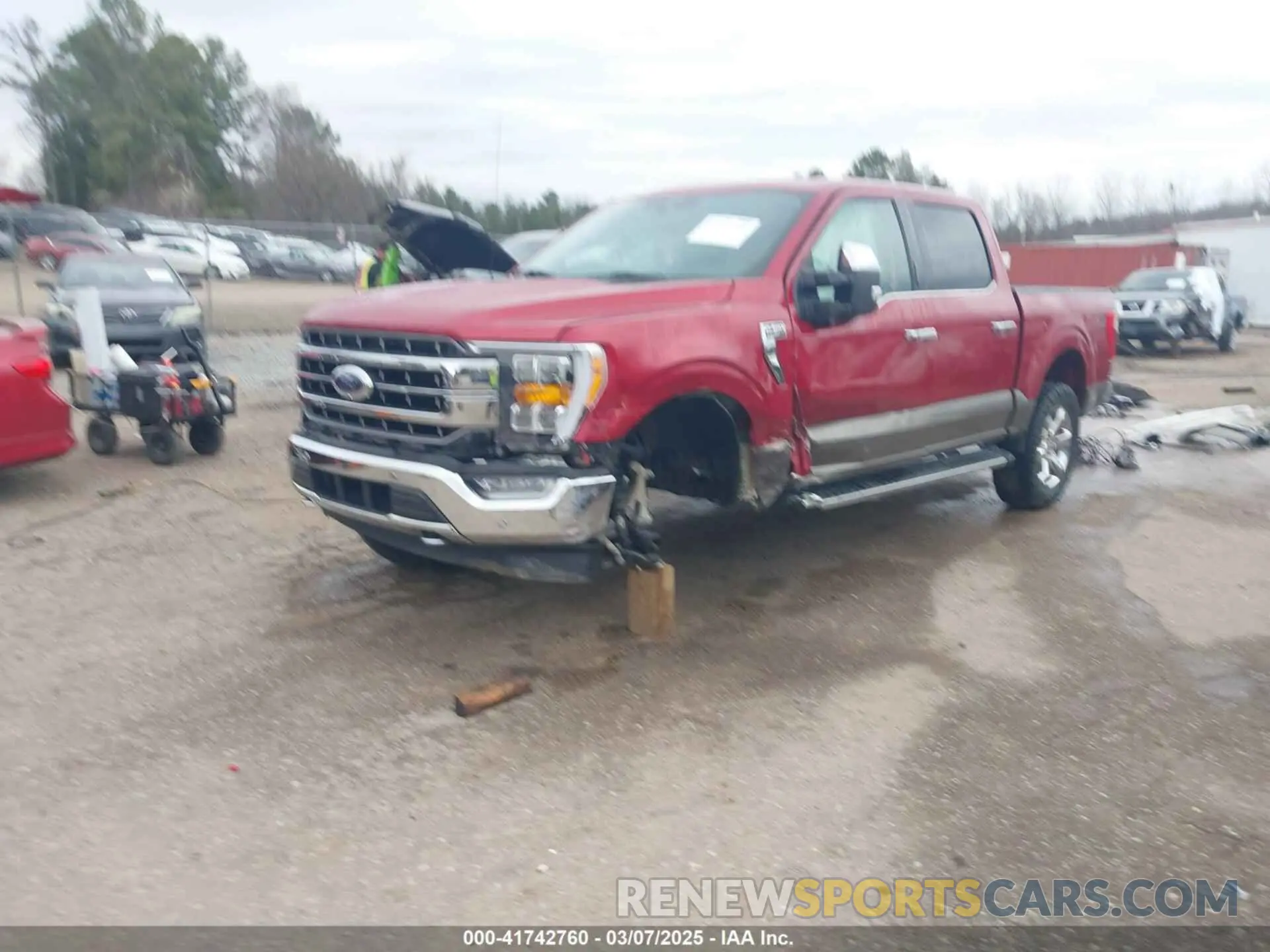 2 Photograph of a damaged car 1FTFW1E86MKD88763 FORD F-150 2021