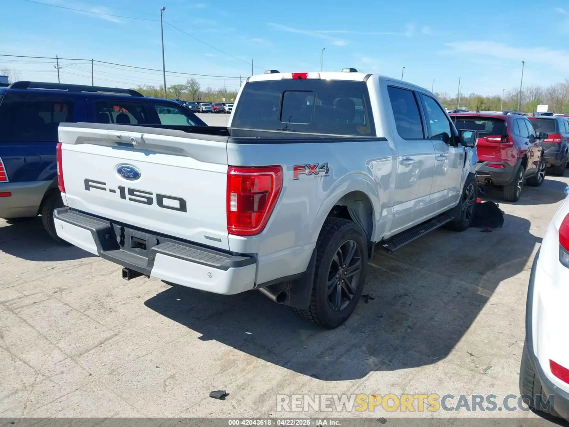 4 Фотография поврежденного автомобиля 1FTFW1E86MKE22491 FORD F-150 2021