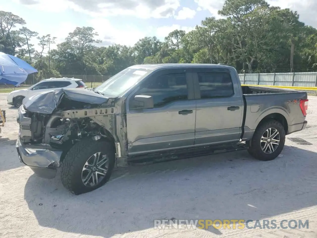 1 Photograph of a damaged car 1FTFW1E87MFB63311 FORD F-150 2021
