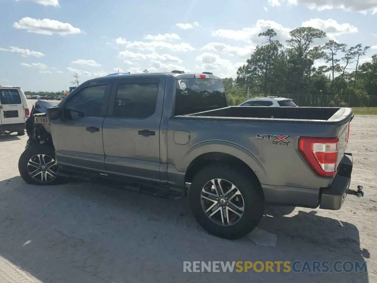 2 Photograph of a damaged car 1FTFW1E87MFB63311 FORD F-150 2021