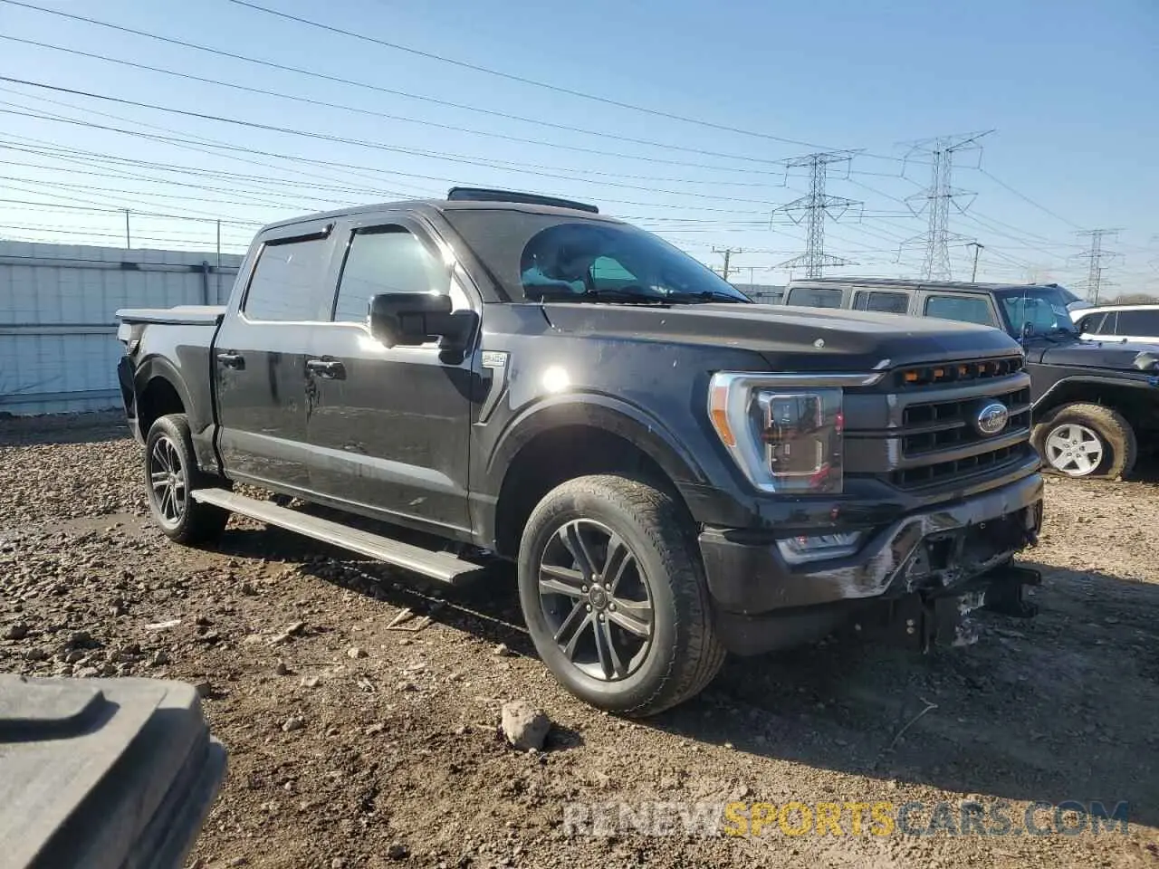 4 Фотография поврежденного автомобиля 1FTFW1E87MFC01538 FORD F-150 2021