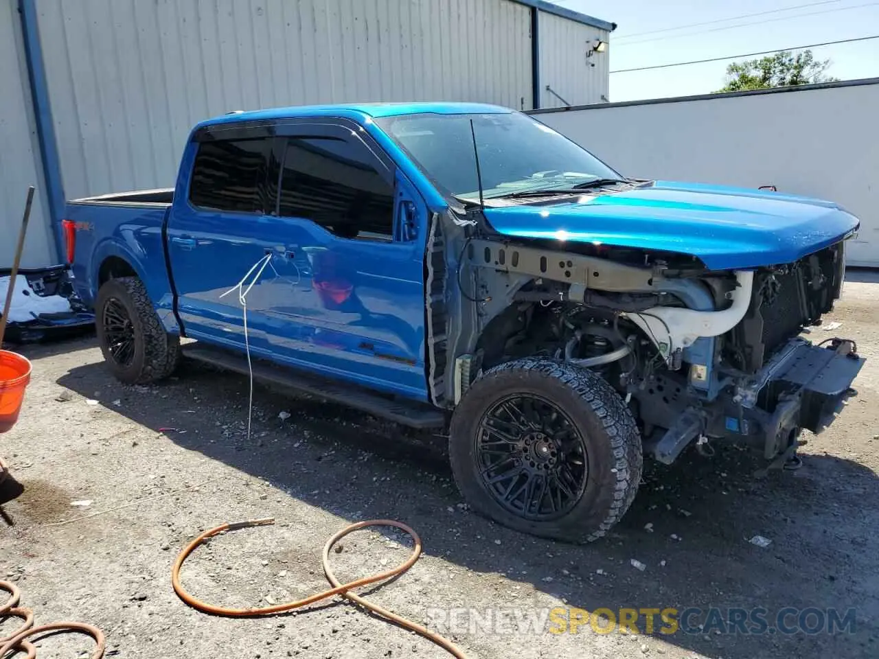 4 Фотография поврежденного автомобиля 1FTFW1E87MFC61027 FORD F-150 2021