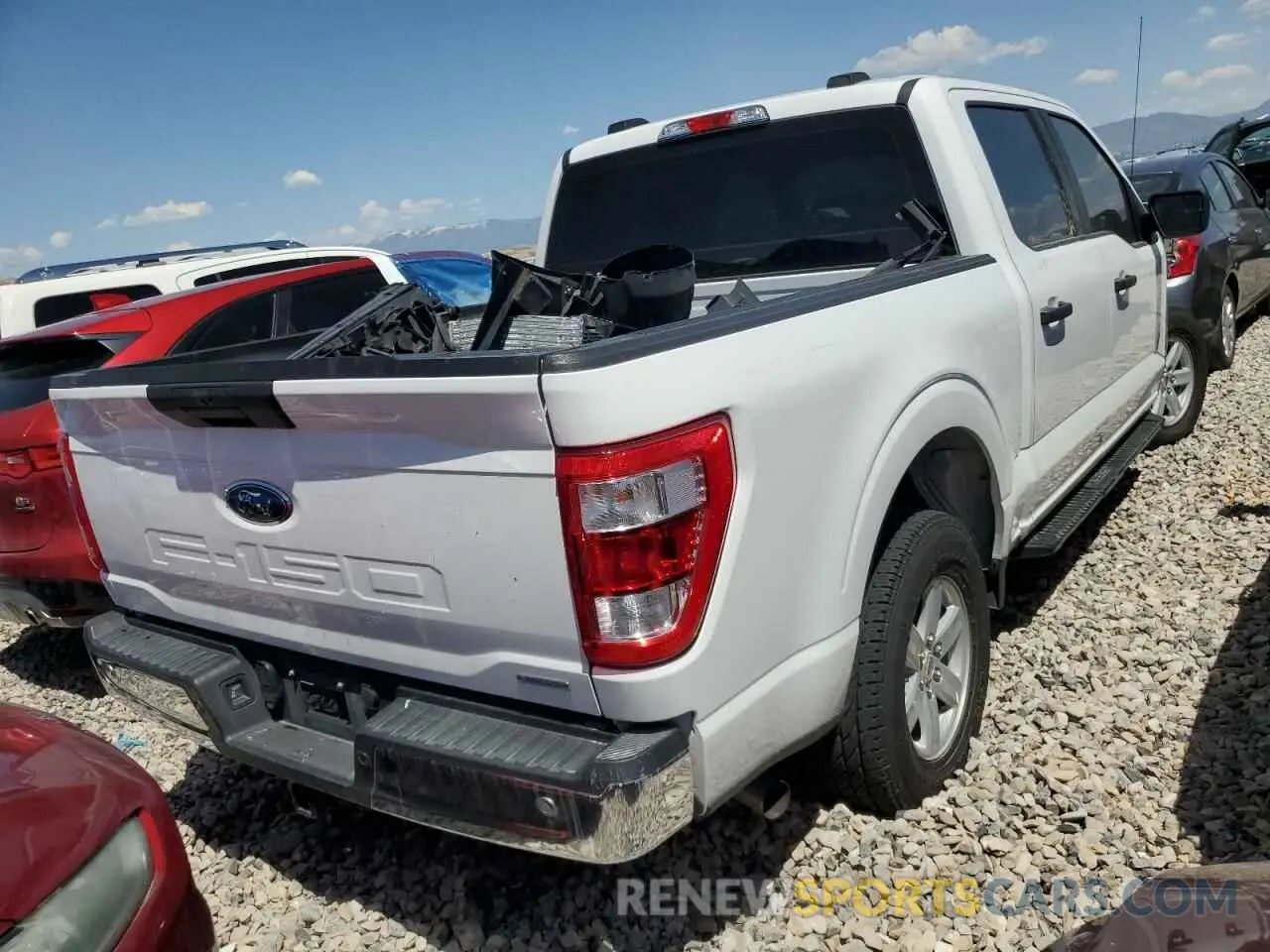 3 Photograph of a damaged car 1FTFW1E89MFB64024 FORD F-150 2021