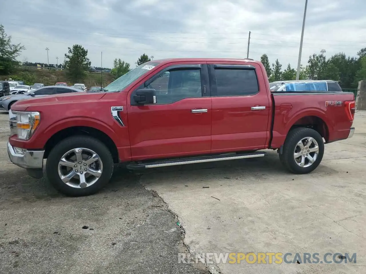 1 Photograph of a damaged car 1FTFW1E8XMKE32148 FORD F-150 2021