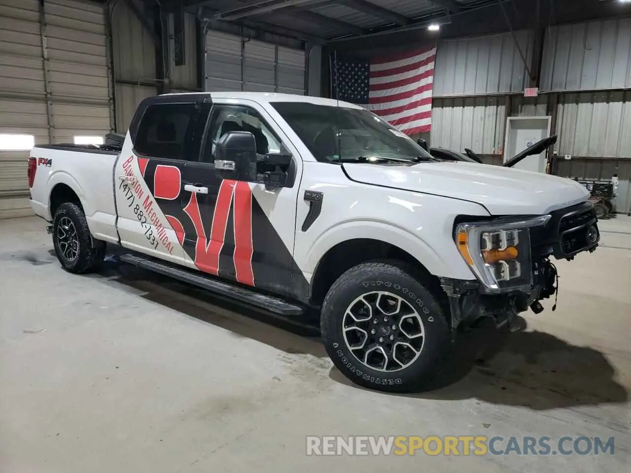 4 Фотография поврежденного автомобиля 1FTFW1ED3MFC88433 FORD F-150 2021