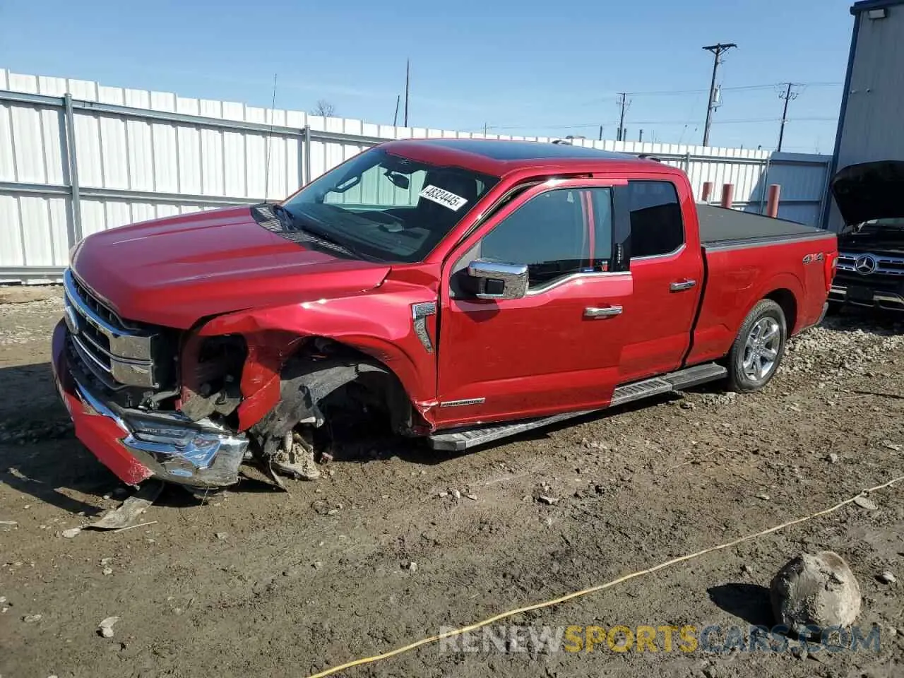 1 Photograph of a damaged car 1FTFW1ED4MFB12443 FORD F-150 2021