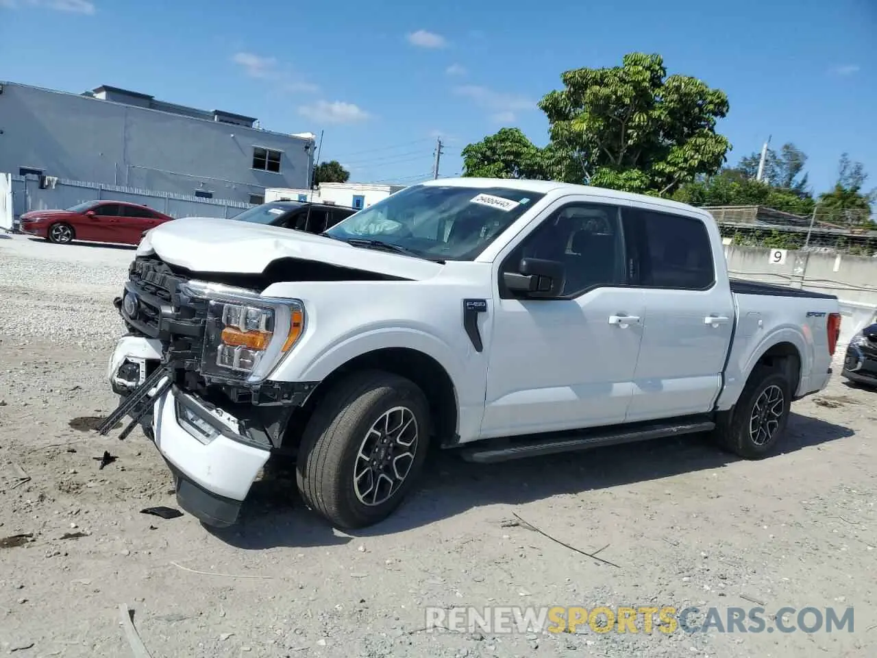 1 Фотография поврежденного автомобиля 1FTEW1C57NFC08091 FORD F-150 2022