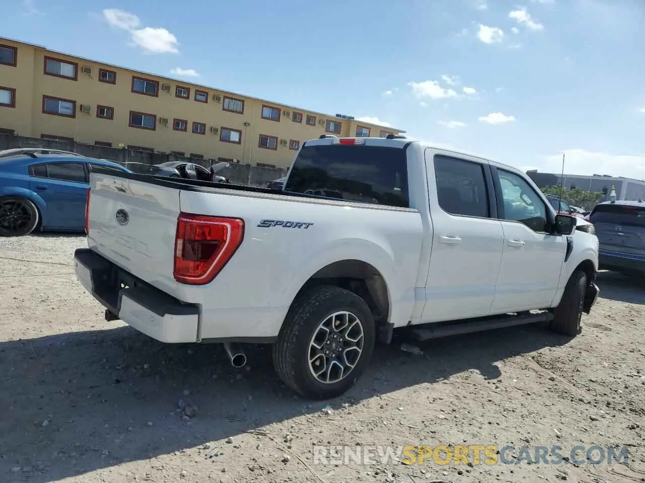 3 Фотография поврежденного автомобиля 1FTEW1C57NFC08091 FORD F-150 2022