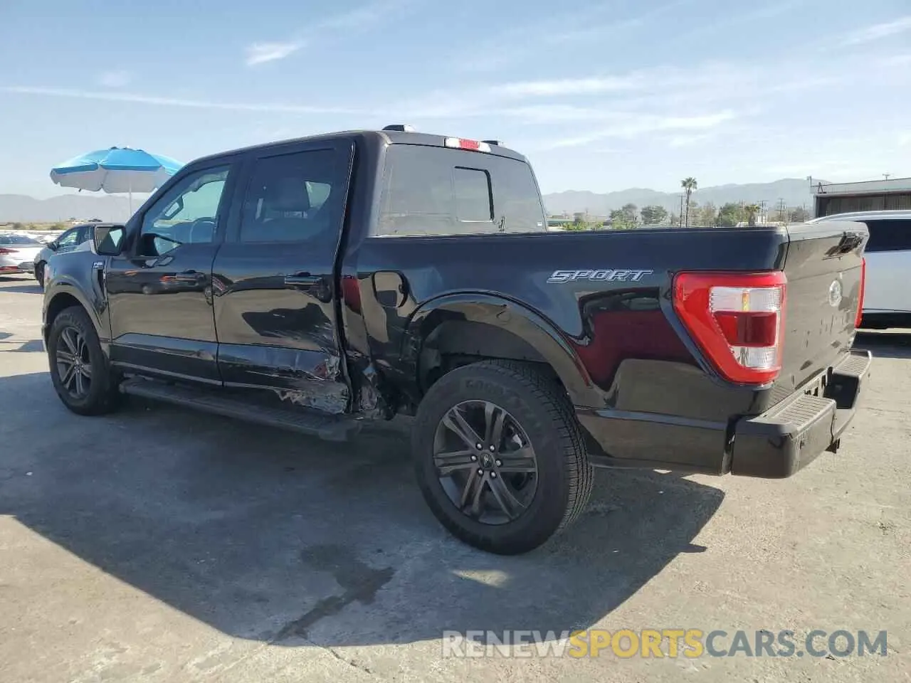 2 Фотография поврежденного автомобиля 1FTEW1C80NKE03306 FORD F-150 2022