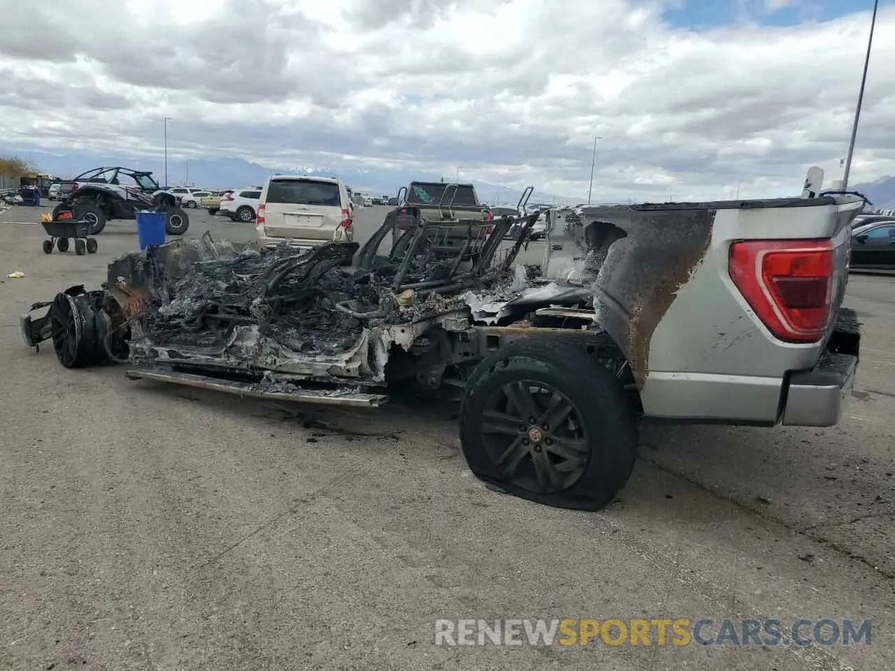 2 Photograph of a damaged car 1FTEW1C85NKF22467 FORD F-150 2022
