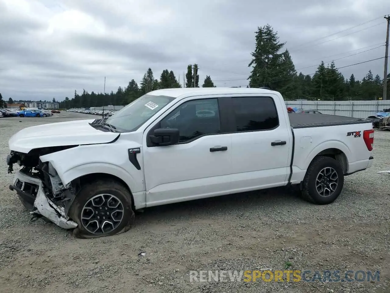 1 Photograph of a damaged car 1FTEW1EP0NKE88670 FORD F-150 2022