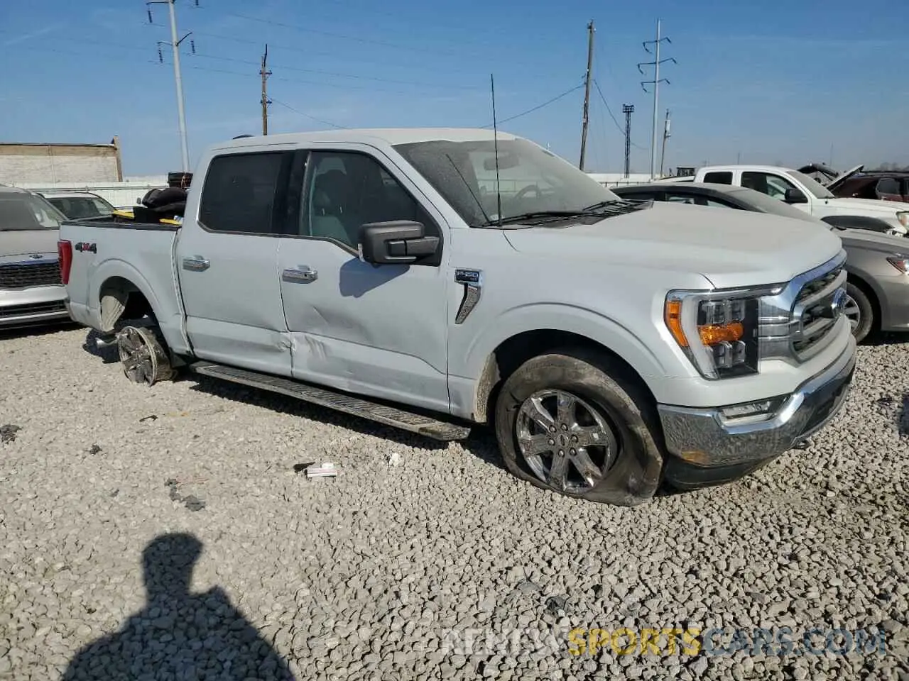 4 Фотография поврежденного автомобиля 1FTEW1EP2NKD93799 FORD F-150 2022