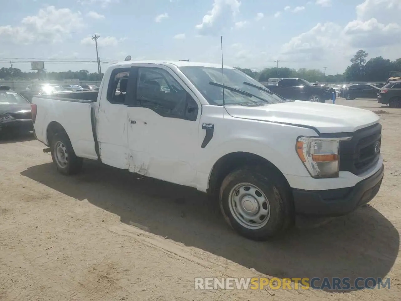 4 Photograph of a damaged car 1FTEX1CB0NFB12841 FORD F-150 2022