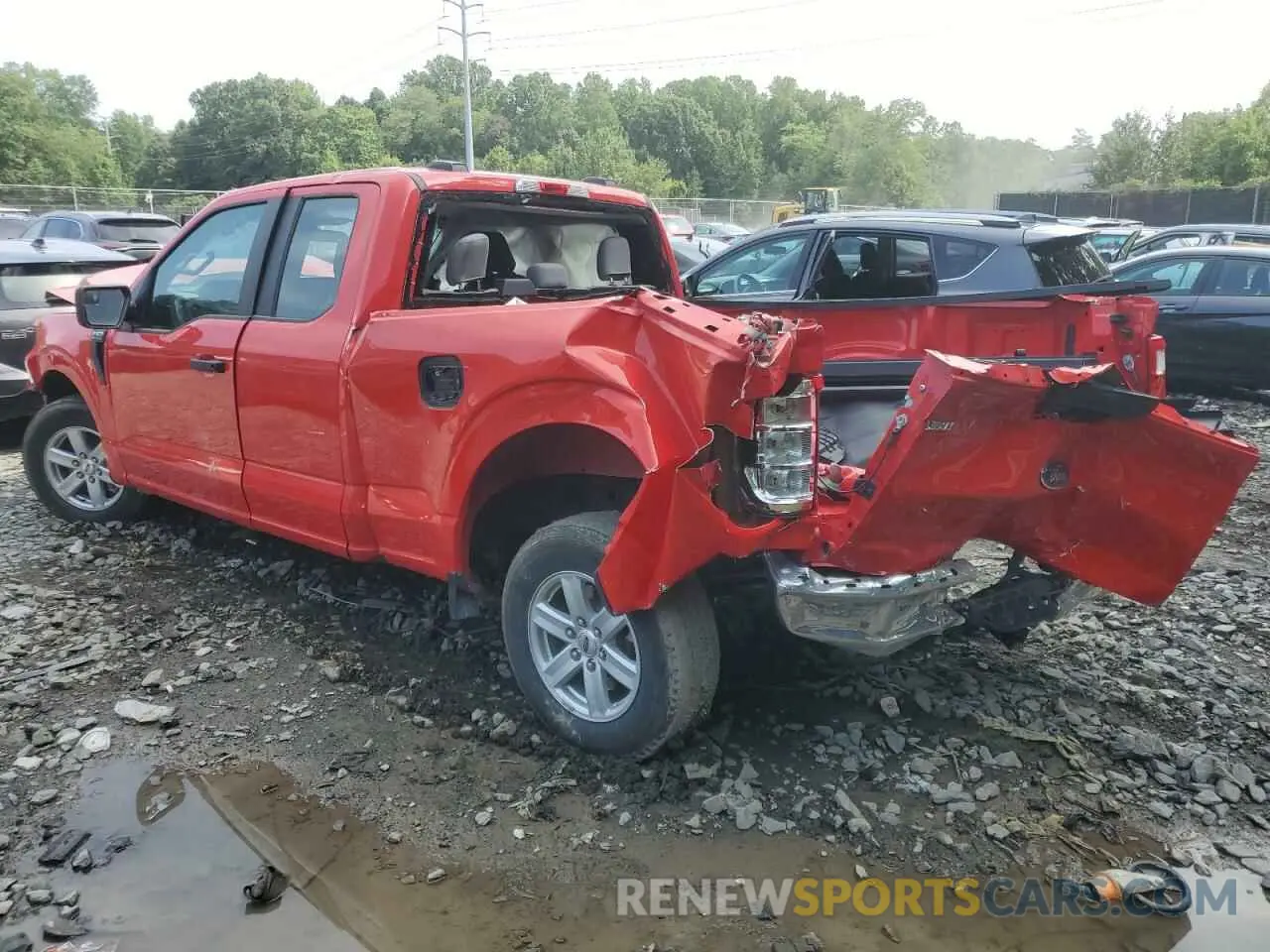 2 Photograph of a damaged car 1FTEX1CB2NKD18637 FORD F-150 2022