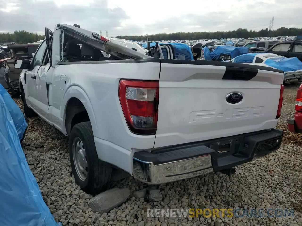 2 Photograph of a damaged car 1FTEX1CB7NKD00621 FORD F-150 2022