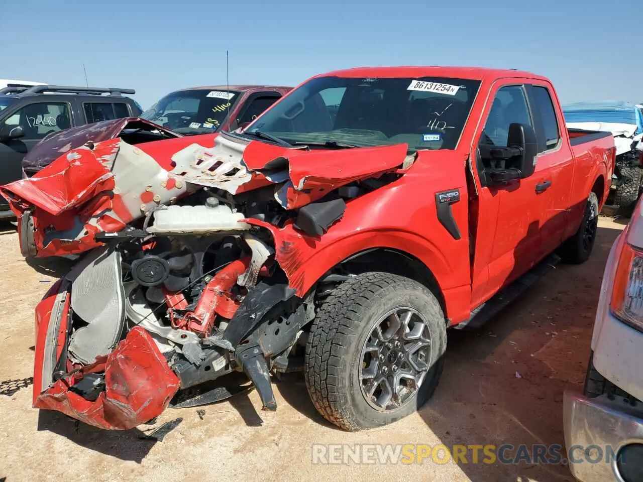 1 Фотография поврежденного автомобиля 1FTEX1CP1NKF06416 FORD F-150 2022