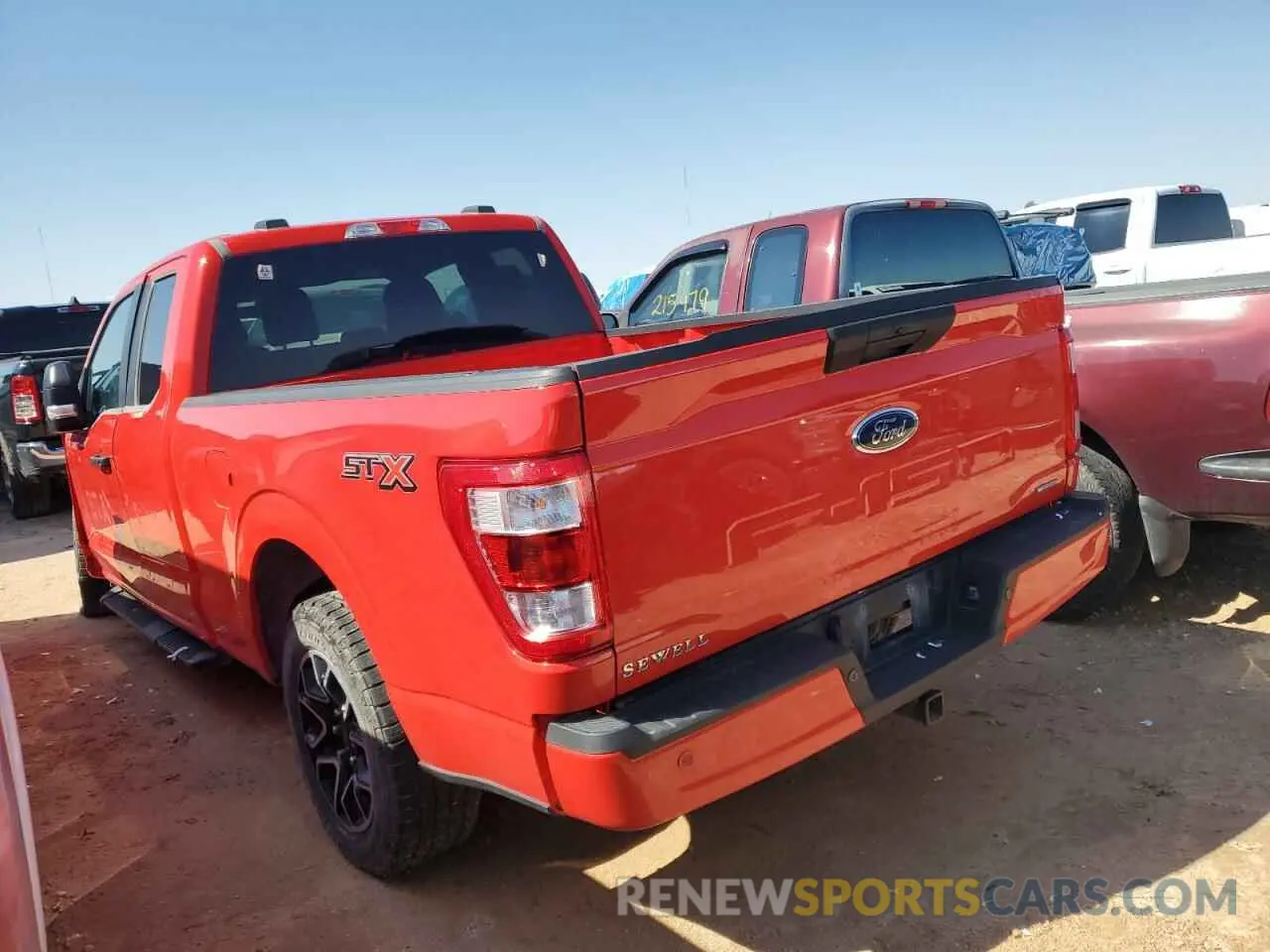 2 Фотография поврежденного автомобиля 1FTEX1CP1NKF06416 FORD F-150 2022