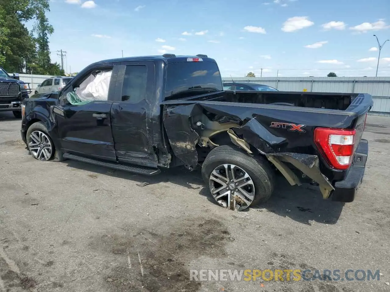 2 Фотография поврежденного автомобиля 1FTEX1CP7NKE68769 FORD F-150 2022