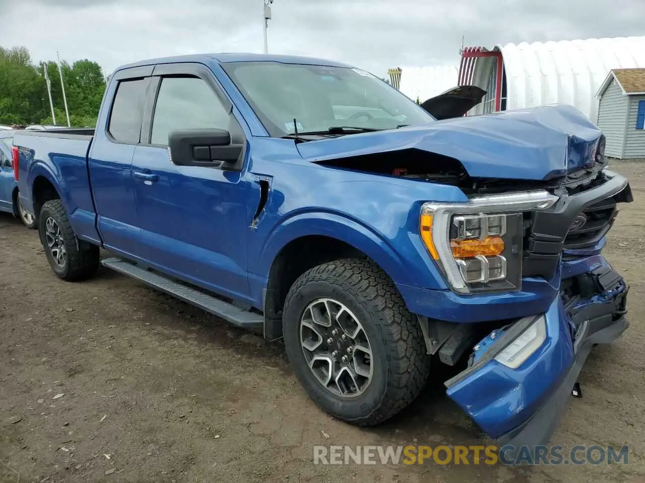 4 Фотография поврежденного автомобиля 1FTEX1EP4NFA38798 FORD F-150 2022