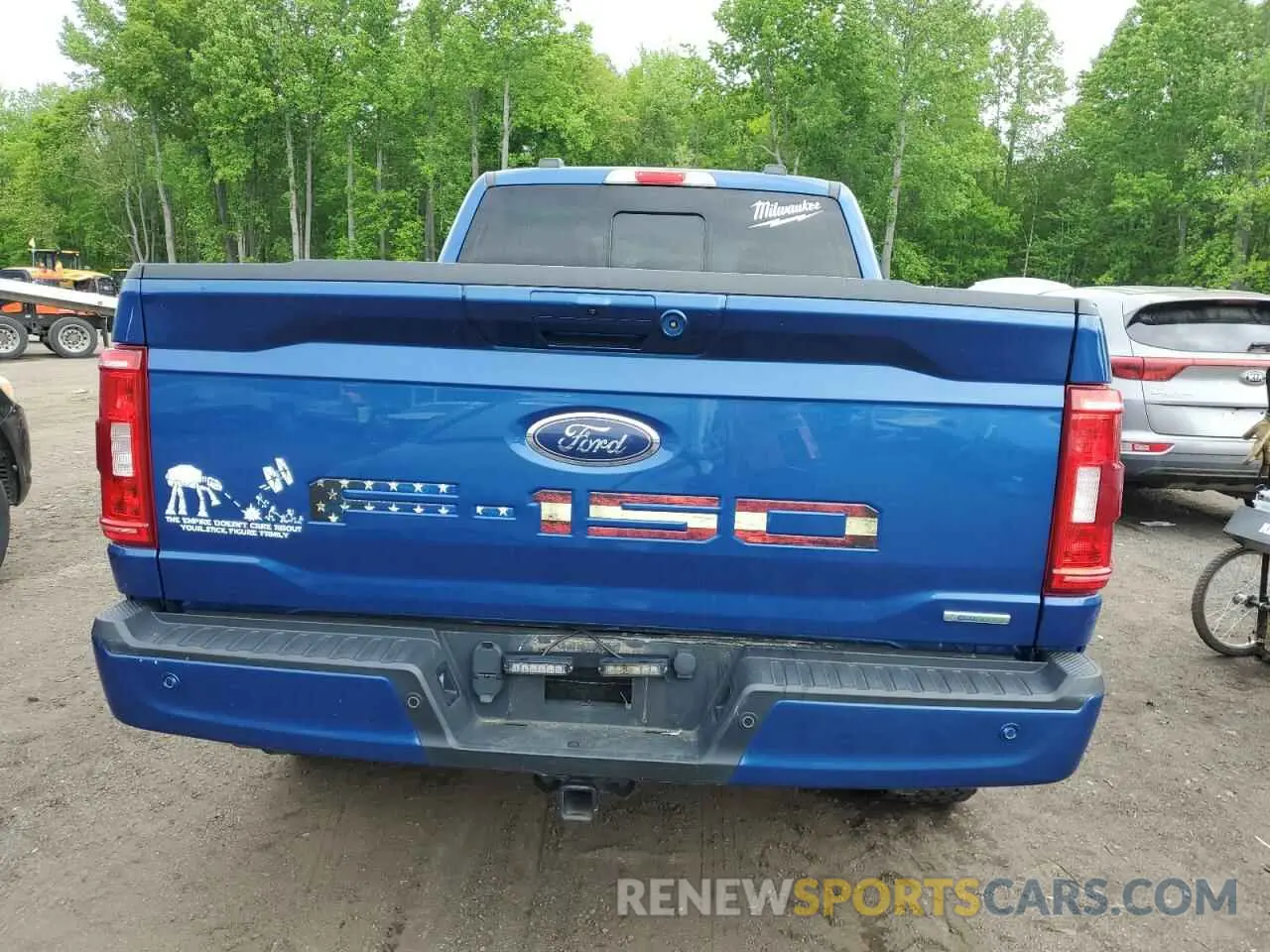 6 Фотография поврежденного автомобиля 1FTEX1EP4NFA38798 FORD F-150 2022