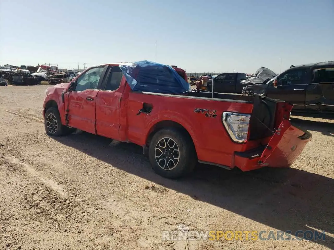 2 Photograph of a damaged car 1FTEX1EP5NKE34956 FORD F-150 2022