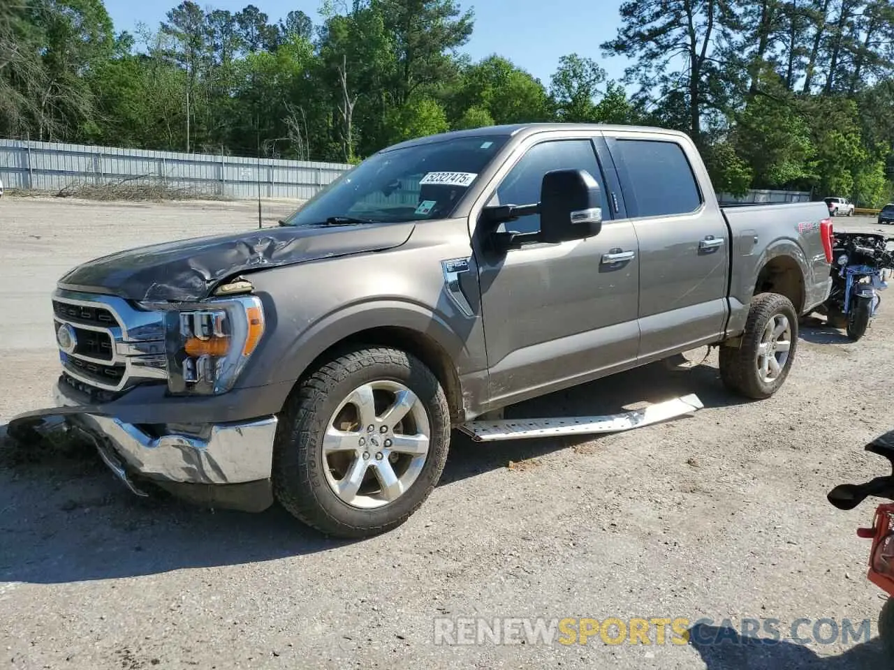 1 Photograph of a damaged car 1FTFW1E55NKF10746 FORD F-150 2022