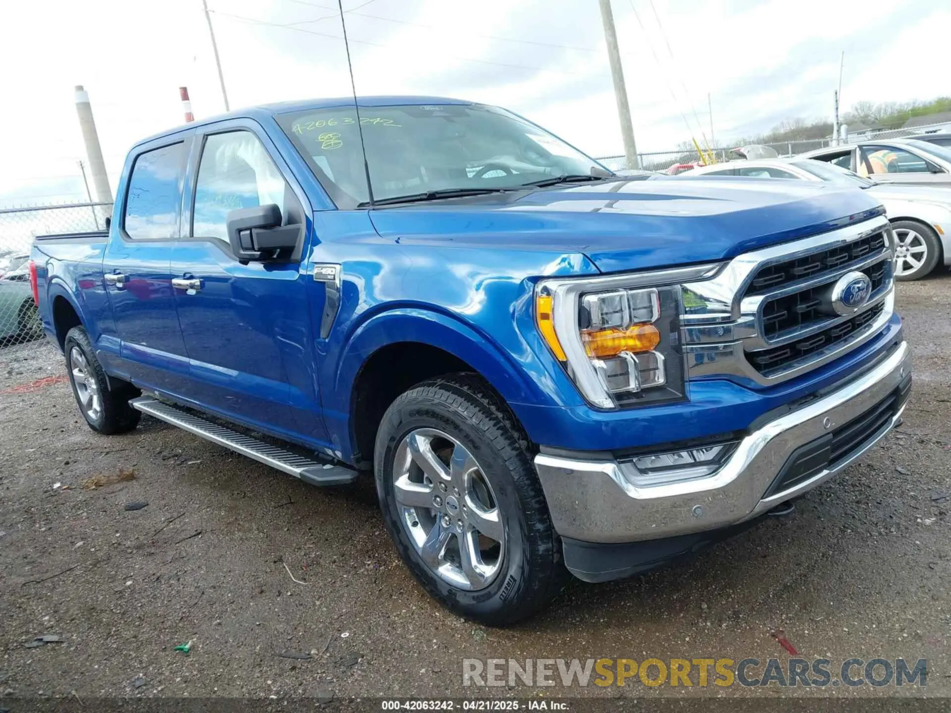 1 Photograph of a damaged car 1FTFW1E57NKD19877 FORD F-150 2022