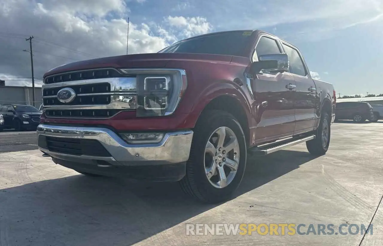 2 Photograph of a damaged car 1FTFW1E58NKD93244 FORD F-150 2022