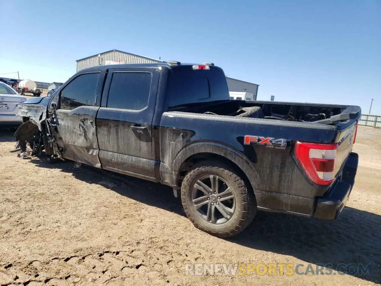 2 Photograph of a damaged car 1FTFW1E80NKD37115 FORD F-150 2022