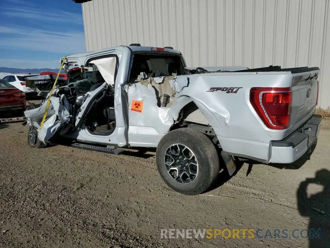 2 Photograph of a damaged car 1FTFW1E81NKD24115 FORD F-150 2022