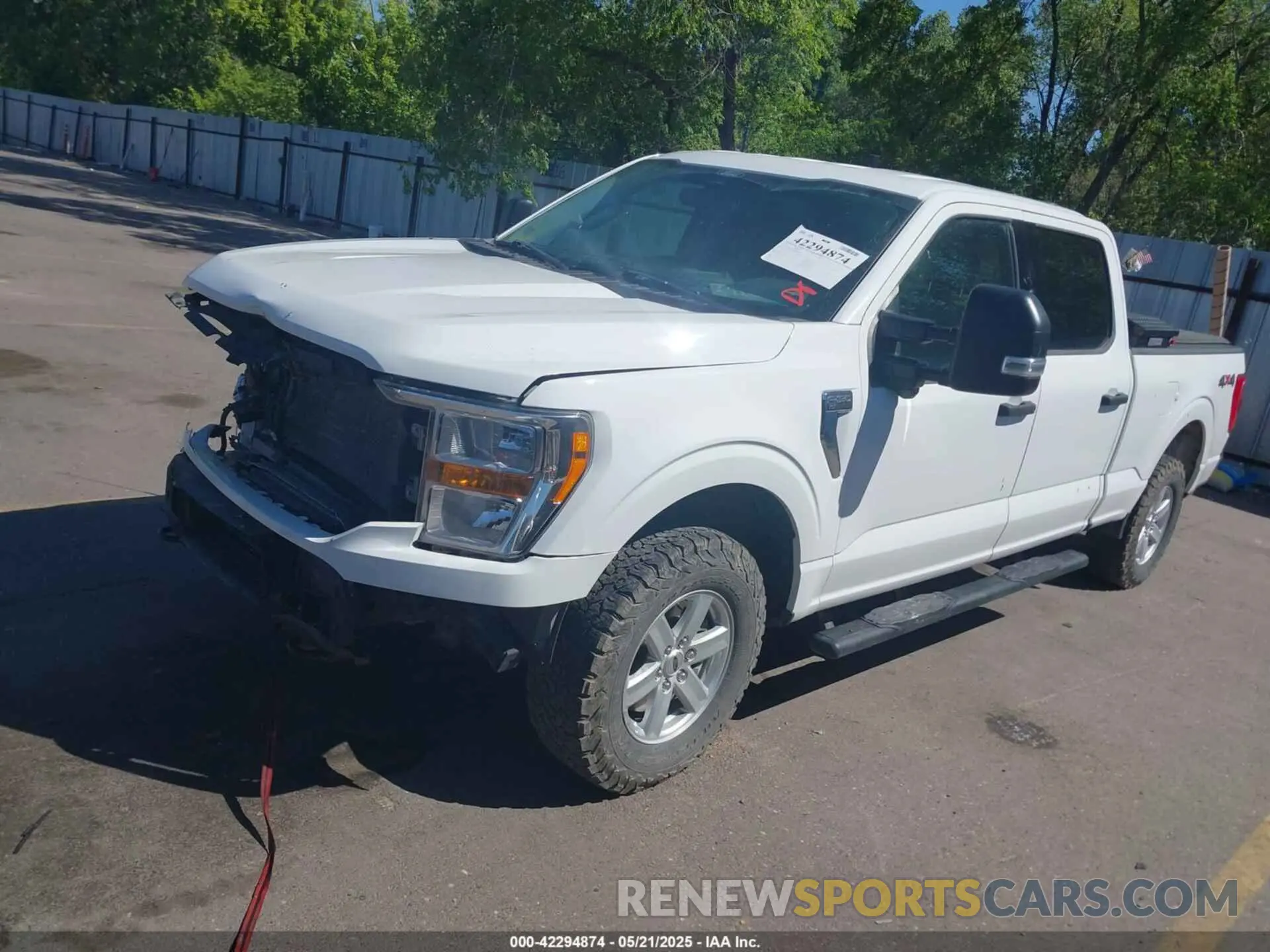 2 Photograph of a damaged car 1FTFW1E83NFB78681 FORD F-150 2022