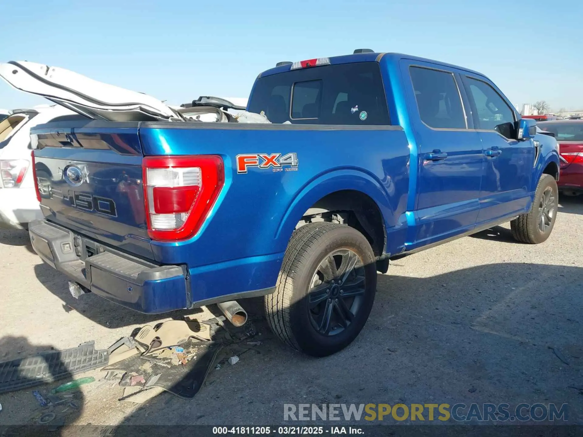 4 Фотография поврежденного автомобиля 1FTFW1E83NKD21572 FORD F-150 2022