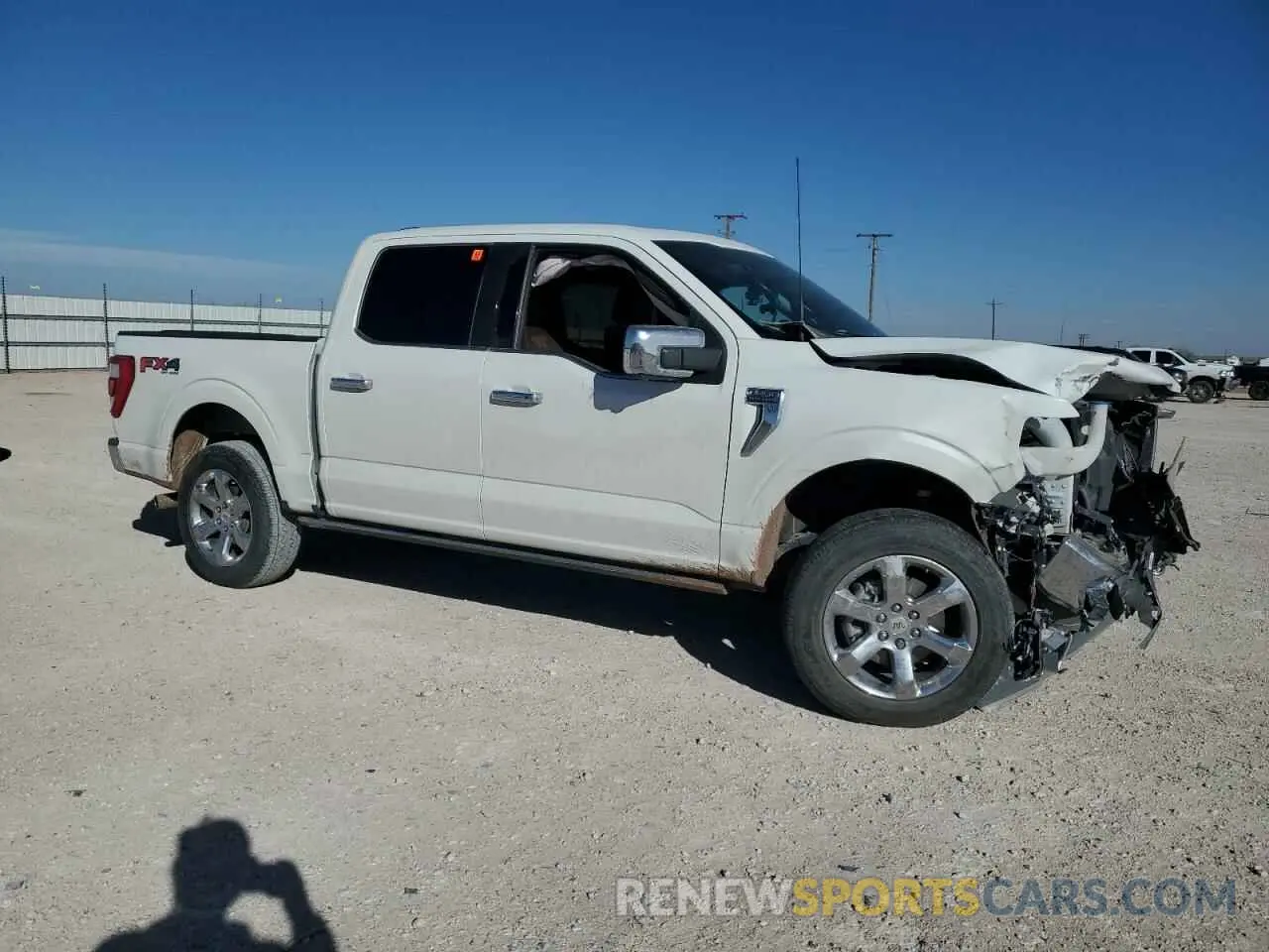 4 Photograph of a damaged car 1FTFW1E85NFA48367 FORD F-150 2022
