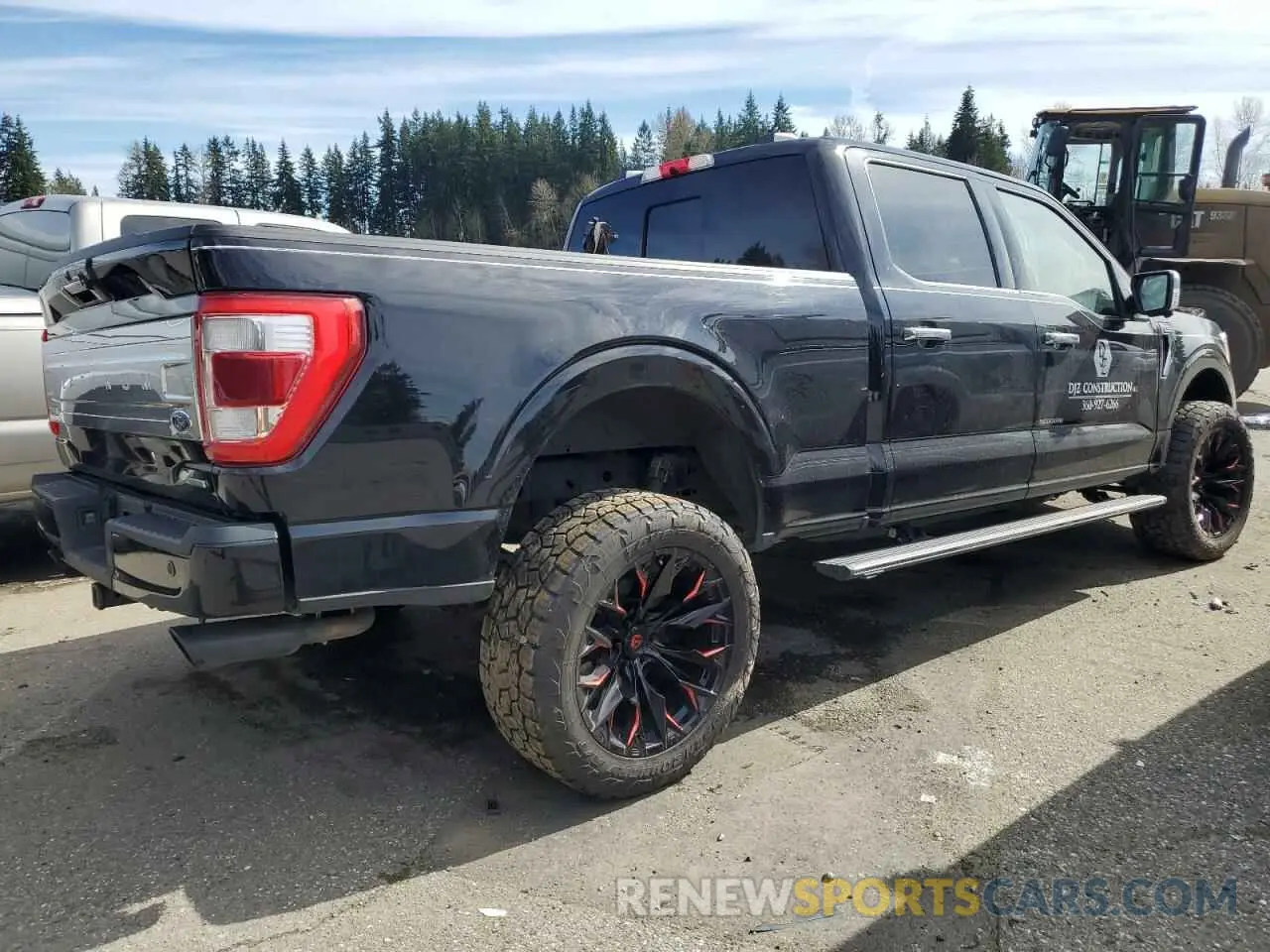 3 Photograph of a damaged car 1FTFW1E85NFB05988 FORD F-150 2022