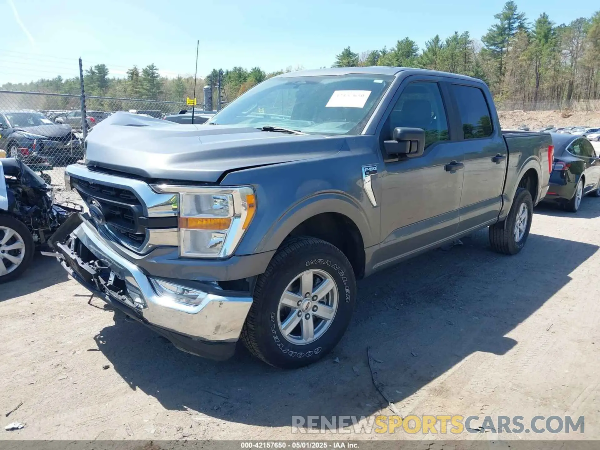 2 Photograph of a damaged car 1FTFW1E87NFB86556 FORD F-150 2022