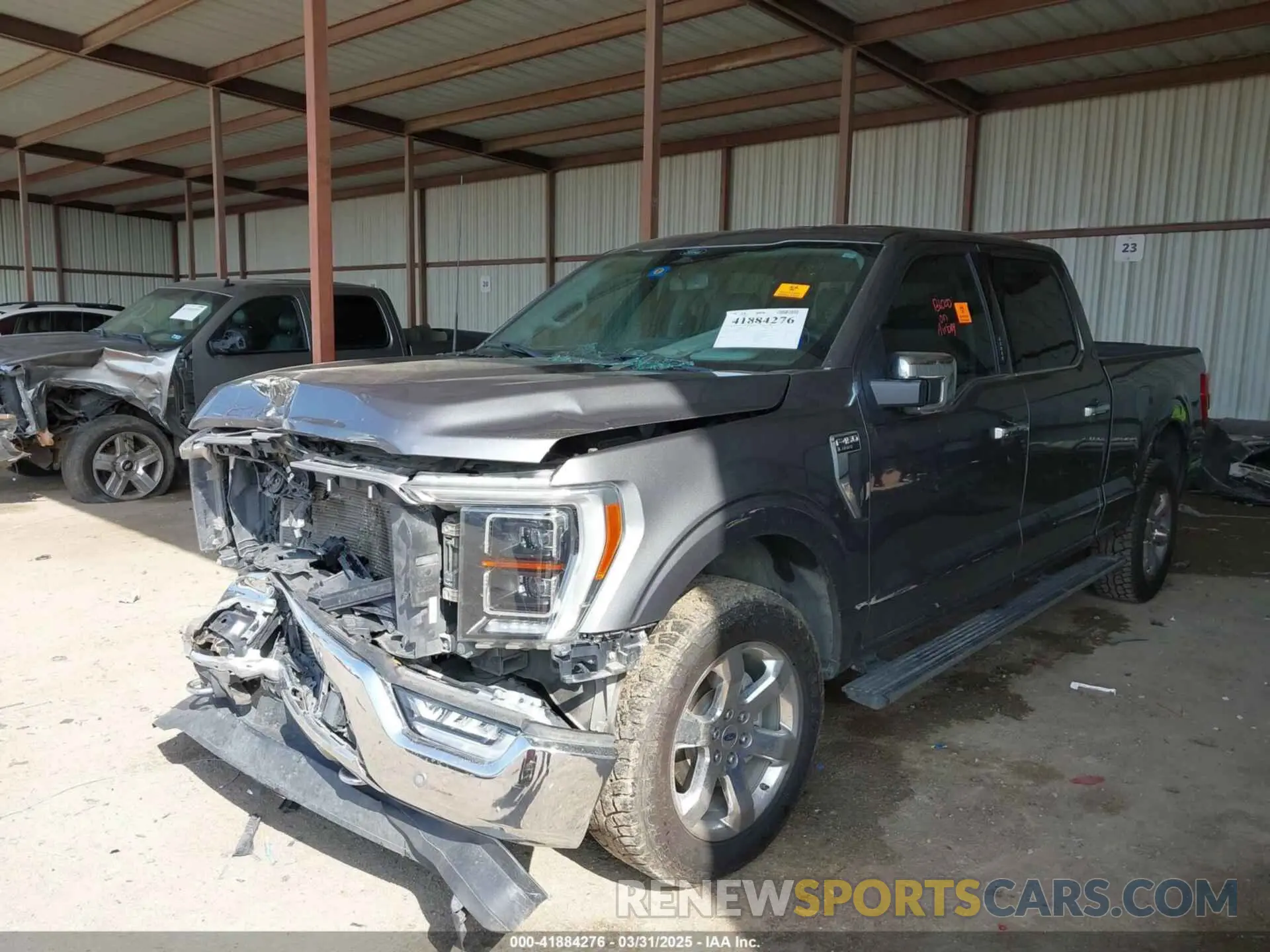 2 Photograph of a damaged car 1FTFW1E88NFB62864 FORD F-150 2022