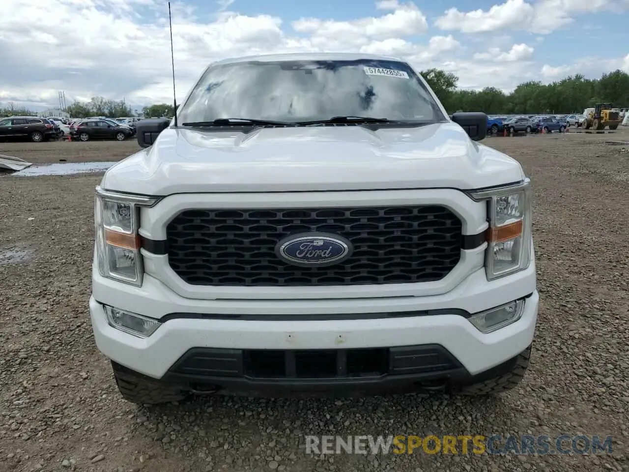 5 Фотография поврежденного автомобиля 1FTFW1E88NKD07229 FORD F-150 2022