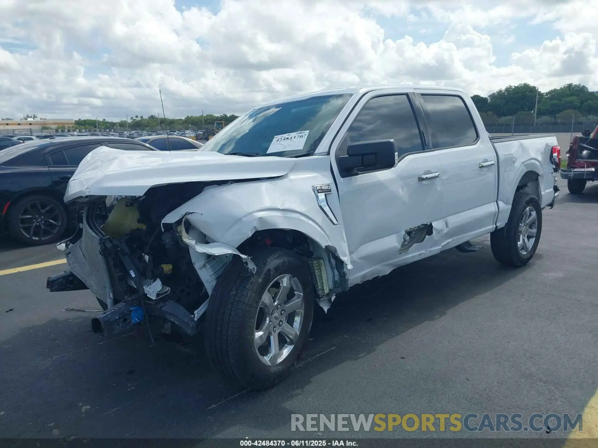 2 Photograph of a damaged car 1FTEW1C59PKE37513 FORD F-150 2023