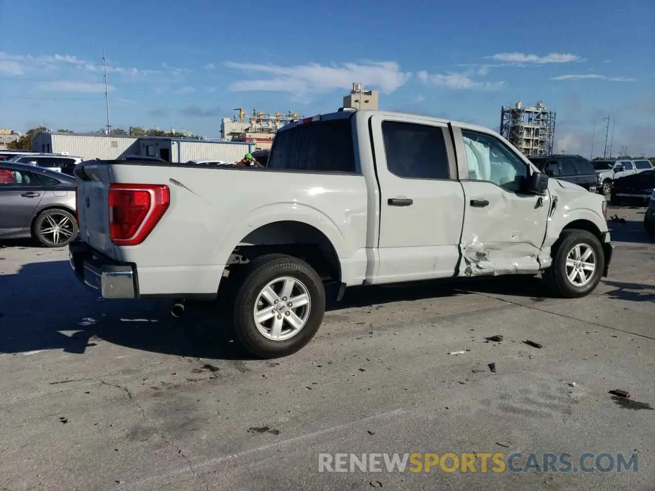 3 Фотография поврежденного автомобиля 1FTEW1C83PKD23548 FORD F-150 2023