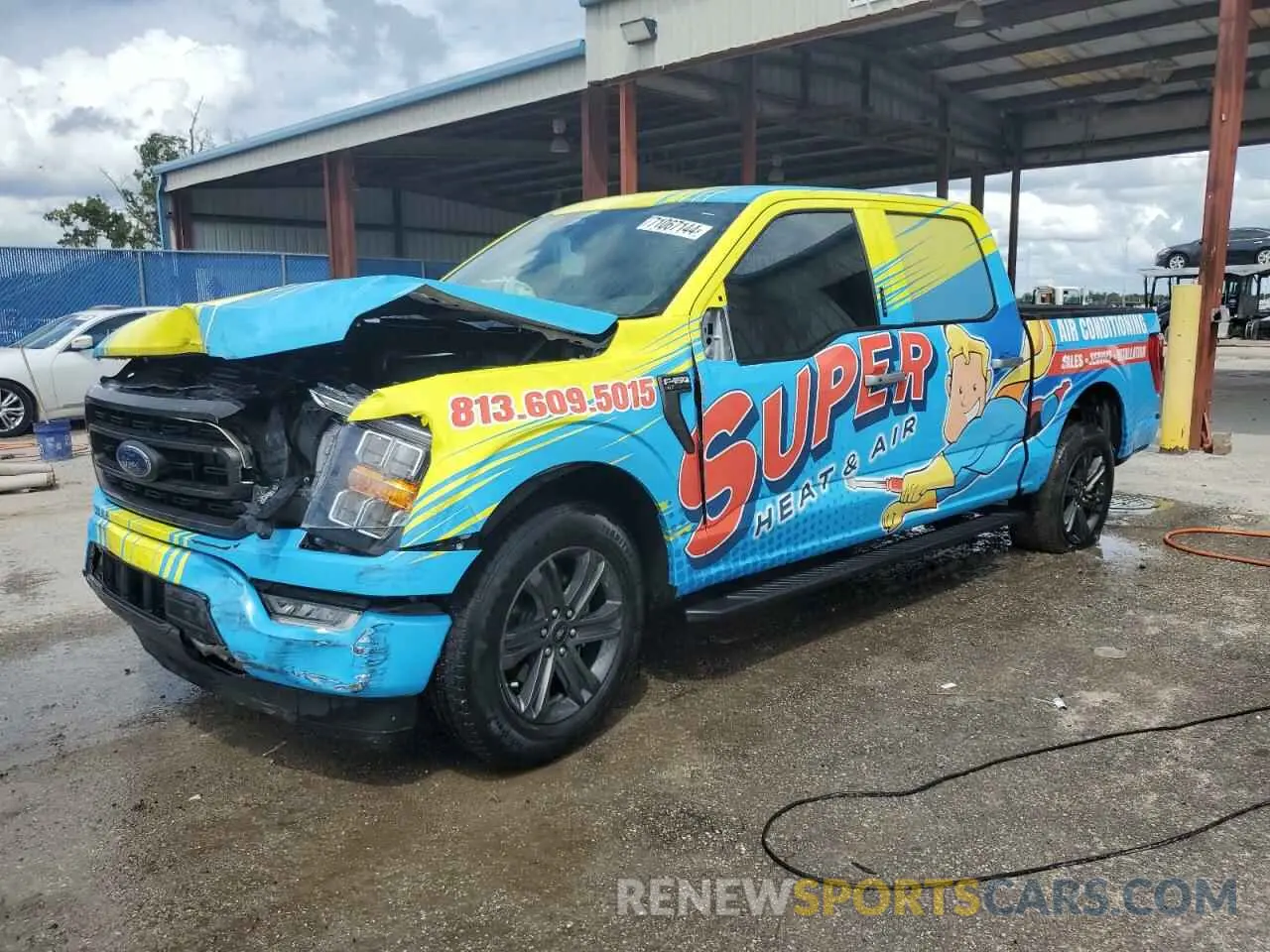 1 Photograph of a damaged car 1FTEW1CP7PKD19588 FORD F-150 2023