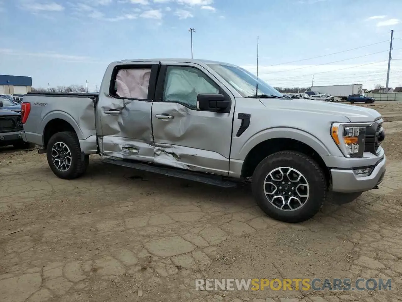 4 Фотография поврежденного автомобиля 1FTEW1EP1PKF93348 FORD F-150 2023