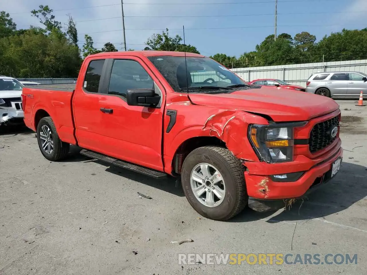 4 Фотография поврежденного автомобиля 1FTEX1CP3PKE63815 FORD F-150 2023
